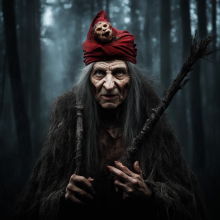 Баба-Яга - ведьма из славянской мифологии