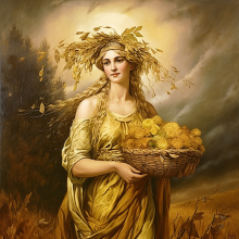 Деметра - греческая богиня земледелия, плодородия, священного закона и урожая