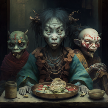 Гаки - голодные призраки японской мифологии