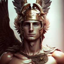Гермес - греческий бог торговли, красноречия и посланник богов
