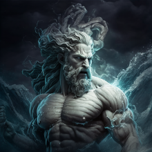Посейдон - греческий бог моря, землетрясений, штормов 