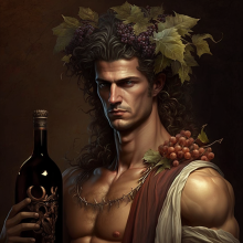 Дионис - греческий бог вина и урожая винограда